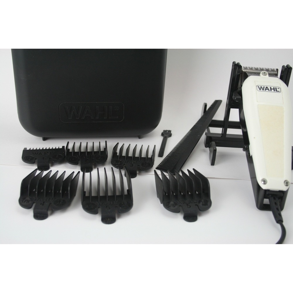 Wahl Corded Hair Clipper Kit with 6 Guards Comb Cleaning Brush and Hard Case - Picture 5 of 6